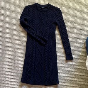 Polo - navy sweater dress - size XS